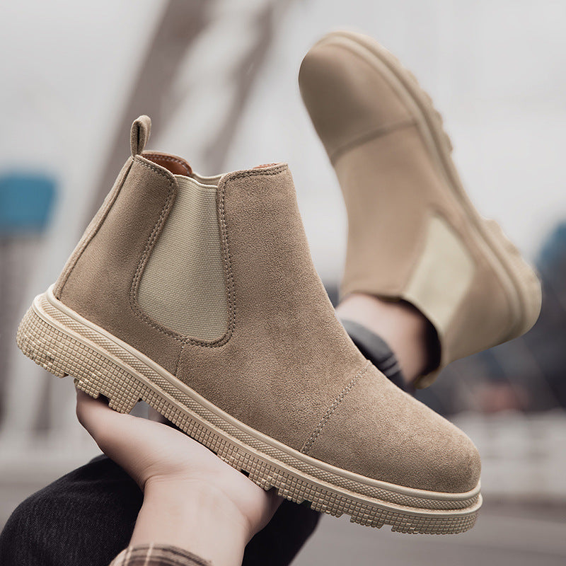 Slip-on Gao Banglun Retro Boots Men