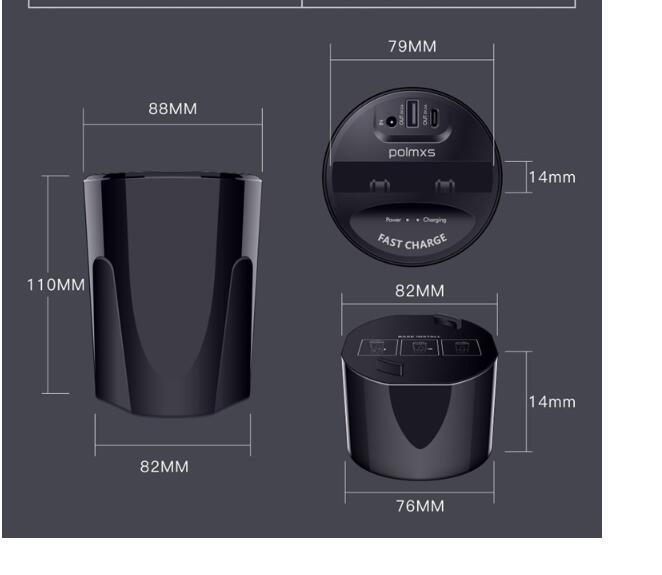 X9 Car Wireless Charging Cup Wireless Charging Stand