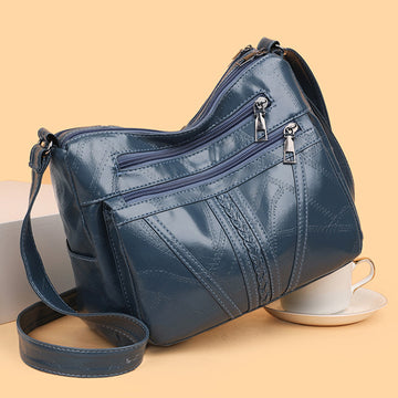 Stitching Braid All-match Shoulder Messenger Bag